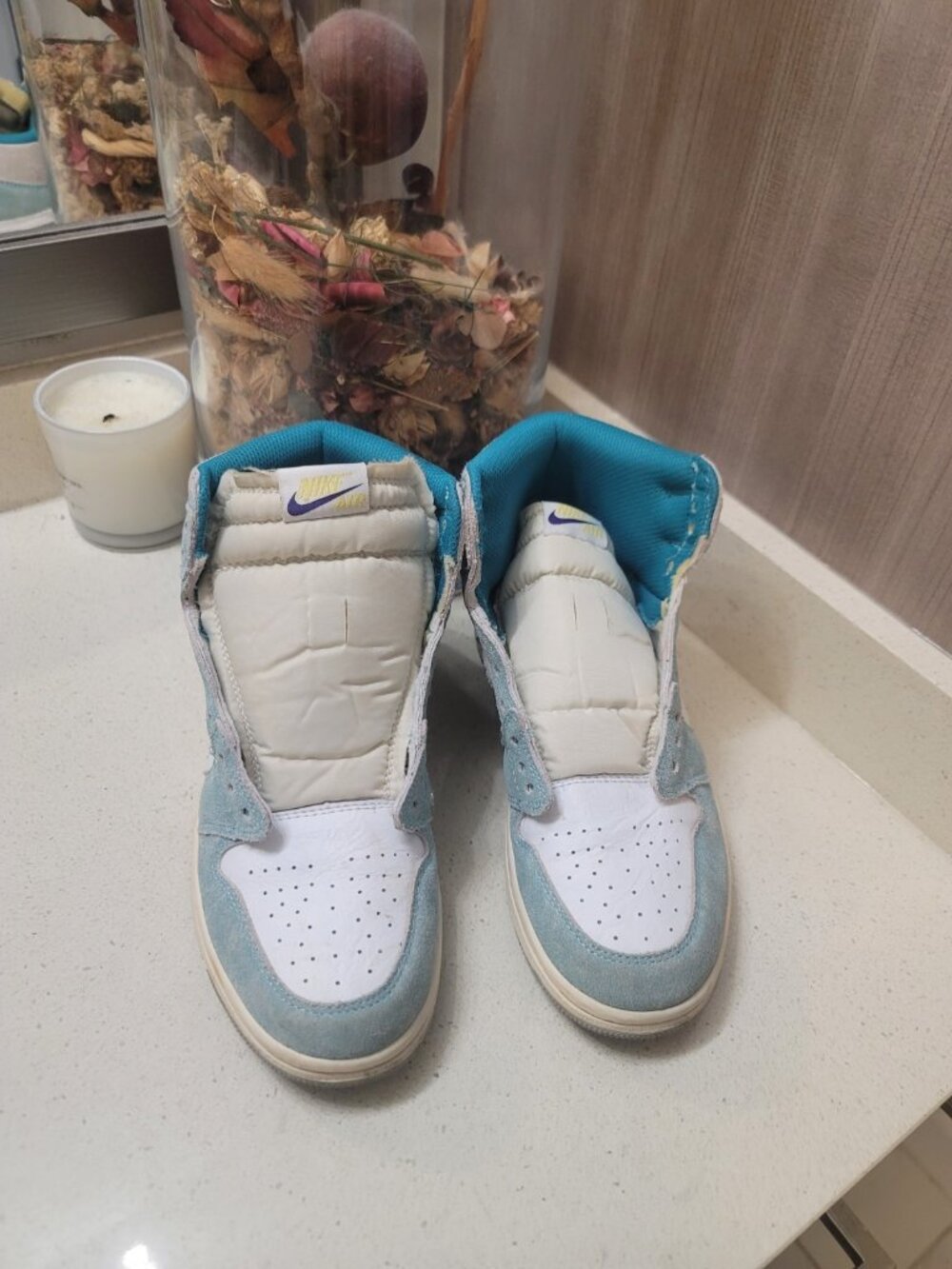 Air Jordan 1 Retro High Turbo Green (GS) Sz 7.5 W/out Insoles Multicolor - Picture 2 of 10
